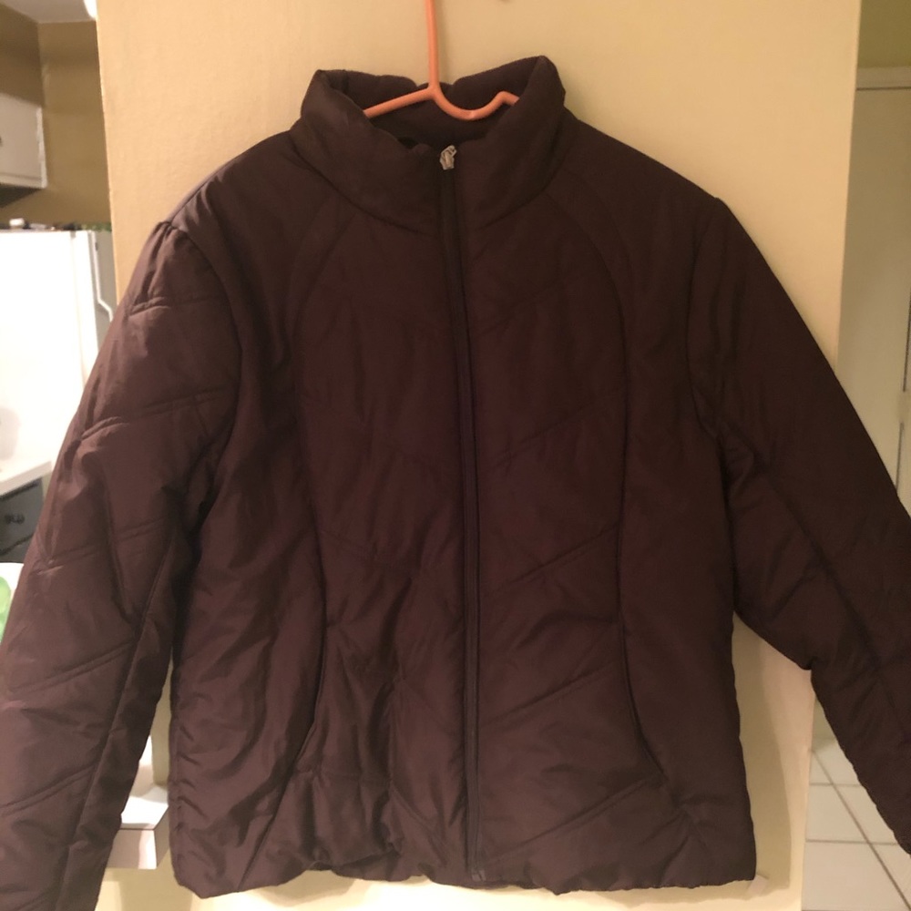 Women’s Athletic Works Brown Puffer Jacket